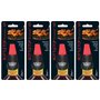 Jokari Lot de 4 pinceaux à badigeonner en silicone résistant à la chaleur Compatible avec la plupart des bouteilles Noir et roug