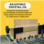 General Tools Gabarit à queue d'aronde pour le travail du bois – Kit de gabarit pour la fabrication de meubles et d'armoires en 