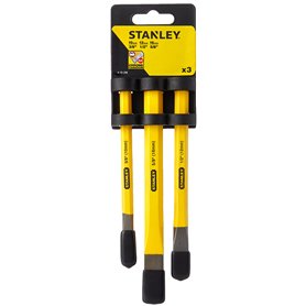 Stanley 4-18-298Kit de Burins 3 Pieces 140 x 10 mm