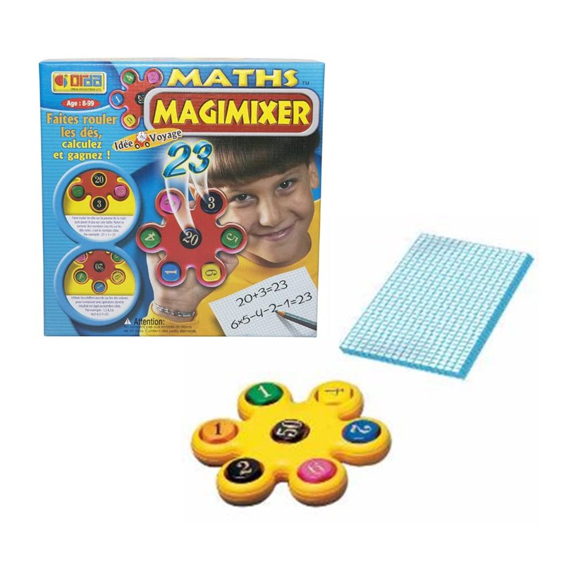 BSM Creative - Magimixer - Jeu Educatif pour Enfant - Initiation pour apprendre à faire des calcules, idéale dès 8 ans - Pour ap