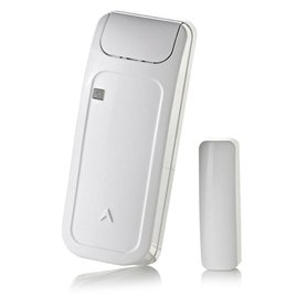 Visonic Détecteur D'Ouverture NFA2P avec Entrée Contact Sec - Powermaster MC302EPG2NF Blanc Touch