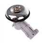 Renvoi d'angle Debroussailleuse Universelle, Tête de Gear Rond de 9 Dents pour Coupe Herbe/Tronconneuse, Boîte de Vitesse de Ton