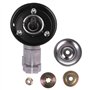 Renvoi d'angle Debroussailleuse Universelle, Tête de Gear Rond de 9 Dents pour Coupe Herbe/Tronconneuse, Boîte de Vitesse de Ton