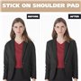 Fasionato 1 Paire d'épaulières pour Femmes et Hommes à Utiliser sous Les Vestes et Hauts de Robe de t-Shirt