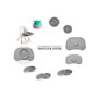 Twistshake Assiette Divisée – Vaisselle pour Bébé avec Couvercle Hermétique – Plateau de Sevrage Sans BPA – Accessoire d’Aliment