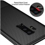 Losvick Coque pour Samsung Galaxy S9 Plus, Silicone Coque Samsung S9 Plus TPU Souple Ultra Fine Fibre de Carbone Protection Hous