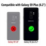 Losvick Coque pour Samsung Galaxy S9 Plus, Silicone Coque Samsung S9 Plus TPU Souple Ultra Fine Fibre de Carbone Protection Hous