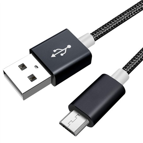 Câble de charge USB de rechange pour casque de jeu Corsair Gaming Void RGB Elite sans fil Premium Câble micro USB (1