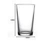 Duralex Unie 560ml / 20oz/ Pint Glass Tumbler Goblet, Set of 2