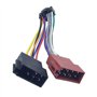Sound-way Câble Adaptateur Faisceau Adaptateur fiche ISO Radio Compatible avec autoradio JVC/Kenwood 16 Pin 22x10 mm
