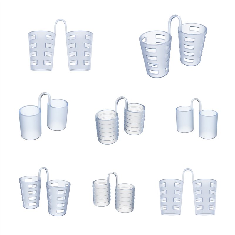 Image secondaire de Runesol Ecarteur de Narine x 8, Dispositif Anti Ronflements Dilatateur Nasal, il Ronfle Dilatateur Nasale, Écarteur Nasal pour l