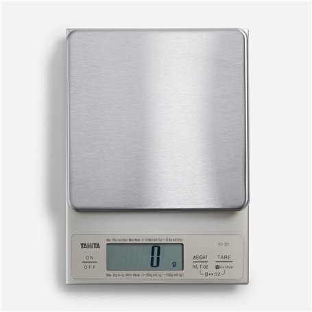 Tanita - KD-321 - Balance de Cuisine Électronique de Précision - Argent
