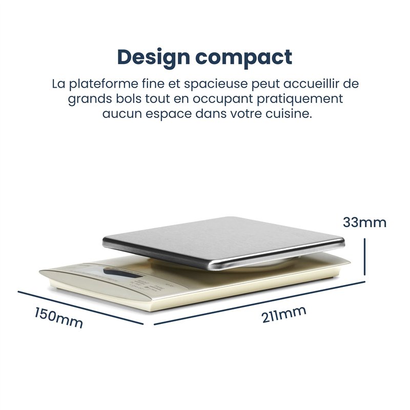 Image secondaire de Tanita - KD-321 - Balance de Cuisine Électronique de Précision - Argent