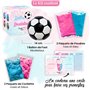 Ballon révélateur de genre Kit Complet 6 en 1 pour fête naissance avec 1 ballon de foot 2 Paquets de Poudre Colorée et 2 Paquets