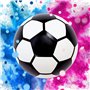 Ballon révélateur de genre Kit Complet 6 en 1 pour fête naissance avec 1 ballon de foot 2 Paquets de Poudre Colorée et 2 Paquets