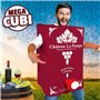STC Déguisement Cubi de Vin - Rouge - Taille Unique