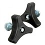 SMTHOME Lot de 2 boulons de rechange en plastique pour tondeuse à gazon