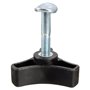SMTHOME Lot de 2 boulons de rechange en plastique pour tondeuse à gazon