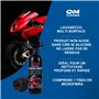 QM Cleaner - Total Bike Nettoyant multi-surfaces pour motos | Kit de nettoyage à sec pour mots et vélo - Comprend un microfibre 