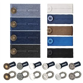 ZYNERY 21 Pièces Rallonge Bouton Pantalon