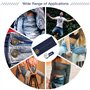 ZYNERY 21 Pièces Rallonge Bouton Pantalon, Extension de Bouton élastique en Caoutchouc, Extender Rallonges à Bouton en Métal Tis