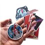 David Bowie Lot de 12 autocollants pour skateboard, ordinateur portable
