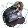 Badabulle Sac à langer Glossy, Nombreuses poches intérieures et extérieures, Capacité de 10.5L, Housse et poches isotherme, Poch