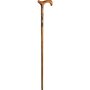 Canne de marche torsadée pliante en bois à la main Whopper Canne de marche avec poignée confortable, bâton de marche 37 pouces