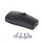 HANBOLI Interrupteur magnétique étanche, Lampe Double de Commande CE lampadaire Table interrupteurs à Bouton-Poussoir Noir bidir