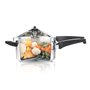 KUHN RIKON Duromatic Inox Autocuiseur avec poignées latérales 24 cm 8 litres, induction, acier inoxydable
