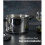 KUHN RIKON Duromatic Inox Autocuiseur avec poignées latérales 24 cm 8 litres, induction, acier inoxydable