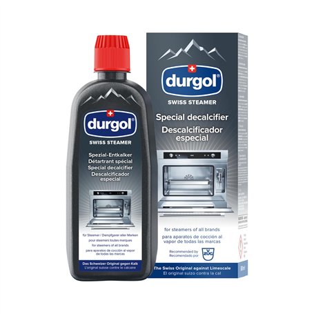 durgol swiss steamer – Détartrant spécial anti-calcaire pour les cuiseurs à vapeurs – Enlève le calcaire efficacement – 1 x 500m