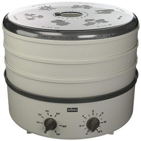 Dörrex - Déshydrateur Alimentaire Stöckli - Blanc - 3 grilles plastiques - Minuteur