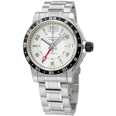 Longines Homme 42mm Bracelet & Boitier Acier Inoxydable Saphire Automatique Cadran Argent Montre L36684766