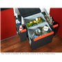 FRANKE | Poubelle de tri des déchets Cube 40 (134.0039.332) | Containers : 2 x 14L | Couleur : Noir