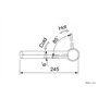 FRANKE 115.0569.461 Orbit Pull-Out Robinet de Cuisine, INOX