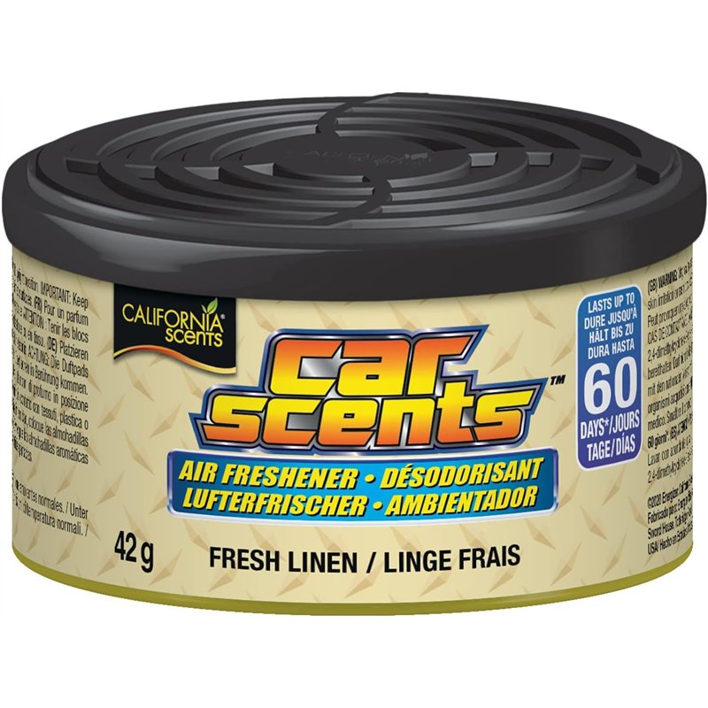 Image secondaire de California Scents, Boite de Parfum Voiture, Lot de 4 Désodorisants Voiture Parfum Linge Frais, Accessoire de Voiture pour Élimin