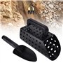 Pelle à sable à détection de métaux, tamis à sable léger à haute efficacité, portable polyvalent manuel pour l'extérieur pour la