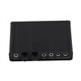 Carte Son Externe USB 2.0 Adaptateur de Son Surround 5.1 6 Canaux, avec Sortie Audio Numérique S/PDIF, pour PC