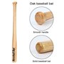 Latinaric Batte De Baseball en Chêne Bois avec La Bande Antidépante 74cm pour Sport Joueurs Débutants De Baseball