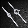 Coffret Tarauds et Filières Métrique Ensemble de tarauds matrices 12 pièces M6 M12 à filetage écrou vis gauche avec kit d'outils