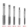 Coffret Tarauds et Filières Métrique Ensemble de tarauds matrices 12 pièces M6 M12 à filetage écrou vis gauche avec kit d'outils