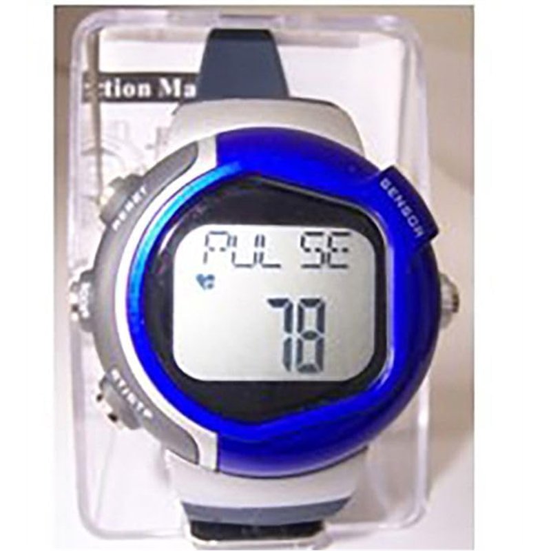 Montre-Bracelet Unisexe avec cardiofréquencemètre avec Piles incluses, idéale pour la Course à Pied, autonomie 12/24 h, Compteur