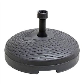 AKTIVE 61130 - Pied de Parasol de Terrasse Extérieur Circulaire Noir
