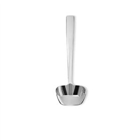 Alessi Mw03/10 Dressed Louche en Acier Inoxydable 18/10 Brillant avec Décoration en Relief