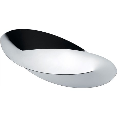 Alessi Abi05 Octave Corbeille à Pain et à Gressins en Acier Inoxydable 18/10 Brillant