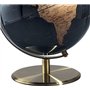 Mascagni 20Z O1149 Globe Terrestre décoratif-Mappemonde-Base Cuivre Doré-Diamétre 25 cm