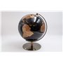 Mascagni 20Z O1149 Globe Terrestre décoratif-Mappemonde-Base Cuivre Doré-Diamétre 25 cm