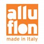 ALLUFLON Costanza Faitout Antiadhérent, Diamètre 18 cm, Aluminium, 3,5 litres, Noir