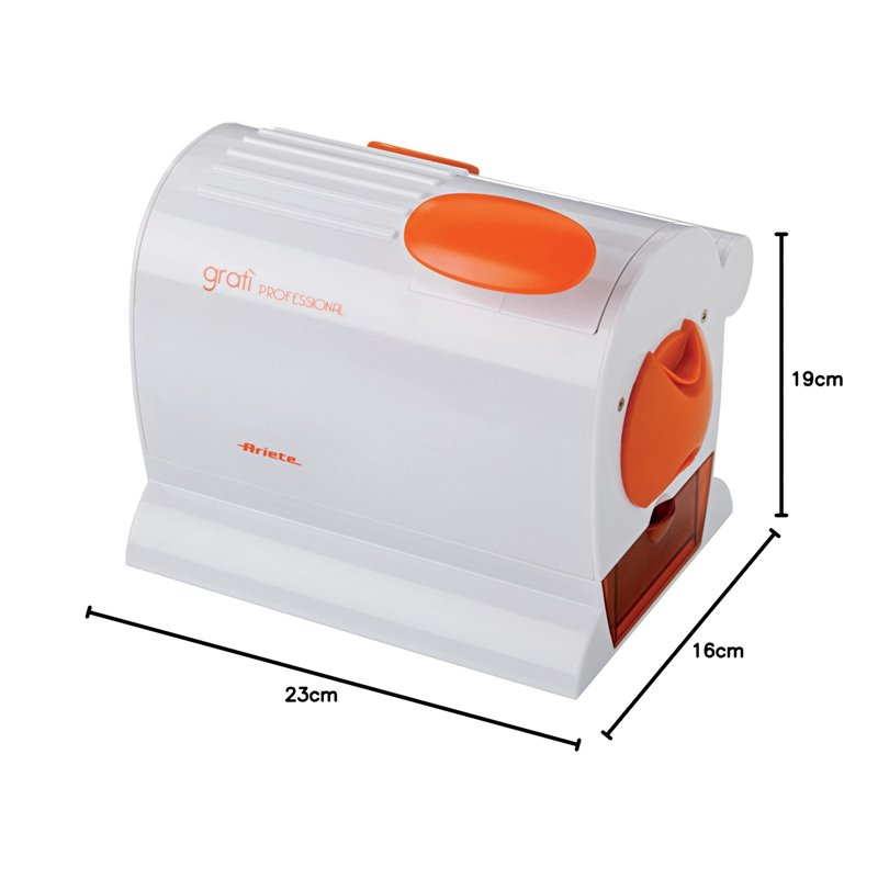 Image secondaire de Ariete 445 Gratì Professional Râpe Électrique Professionnelle, Rouleau Extra Large en Acier Inoxydable, Récipient Extractible av